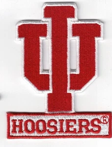 Indiana Hoosiers Vintage Mascot Embroidered 3x2.5in Iron / Sew-On Patch - Picture 1 of 2