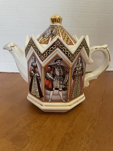 Vintage Sadler Teapot 4440 King Henry VIII And His Six Wives Teapot England - Picture 1 of 8