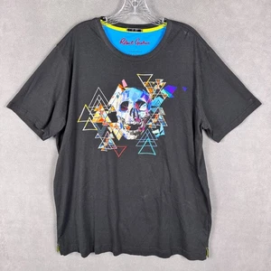 Men's Robert Graham Mens XL T-Shirt Skull Graphic Black - Picture 1 of 7