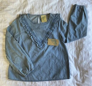 ThereAbouts Girls Size M (10/12) Jean Pull Over Long Sleeve Top - Picture 1 of 9
