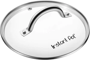InstantPot Tempered Glass Lid, 7.6-In, Mini 3-Qt, , Cooking Pot Lid, Stainless - Picture 1 of 5