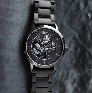 Men's Stainless Steel Mechanical Watch Black - Ape-X Weird Ape - Picture 1 of 6