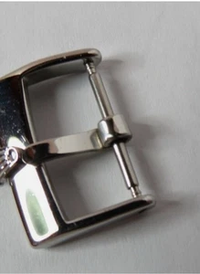 ONE ROLEXX 16 mm SILVER TONE S. Steel Buckle ACIERINOX ROLEXSA SWISS - Picture 1 of 6