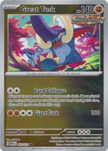 Great Tusk 055/131 Prismatic Evolutions Pokemon TCG Reverse Holo - Bild 1 von 1