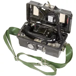 Original NVA Feldtelefon FF63 DDR Armee Telefon Grenztruppen Fernsprecher - Bild 1 von 3