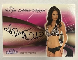 BENCH WARMER : ROBYN WATKINS LINGERIE #21 AUTOGRAPH CARD SIGNATURE SERIES - Picture 1 of 2