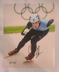 Apolo Anton Ohno Signed 8x10 Photo Olympics PSA Certification