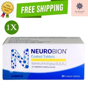 1X Neurobion - Vitamin B1, B6, B12/Nerve Relief, Numbness & Tingling -20 Tablets