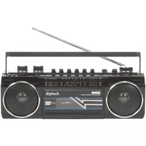 DIGITECH Boom Box with Cassette, Bluetooth and AM/FM Radio - Picture 1 of 2