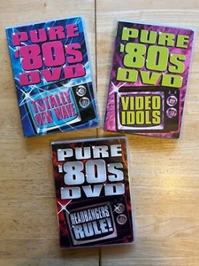 Pure '80s DVD: Headbangers Rule, Totally New Wave, Video Idols Lot of 3 DVDs - Picture 1 of 13
