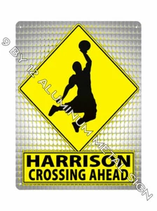 HARRISON trova il tuo nome INSEGNA METALLO NBA Basket SPORTS mancave decorazione regalo 903 - Foto 1 di 1