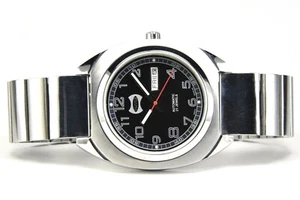 Rare HMT NASS 06 Black Numeric Automatic Men's Wrist Watch Case 42 mm - Picture 1 of 8