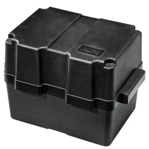 Caja de batería de ocio negra pequeña Nuova Rade caravana cámper autocaravana AU1 - Imagen 1 de 1