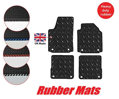 Tailored Car 3mm Rubber Mats, Fits Audi A2 (2000 - 2005), 4 Piece Carpet Set - Image 1 of 4