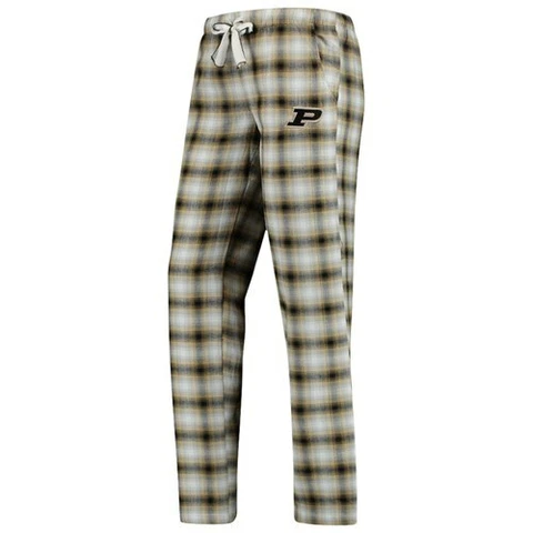 Purdue Boilermakers Concepts Sport Women's Plus Size Forge Flannel Pants - XXL Cover