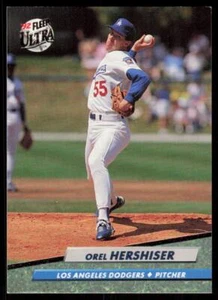 1992 Ultra 507 Orel Hershiser Los Angeles Dodgers - Picture 1 of 2
