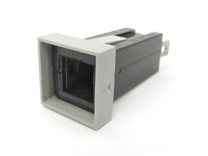 Grey Bezel - Low-Profile Snap-In 3AG Fuse Holders - Littelfuse 348890 - Picture 1 of 2
