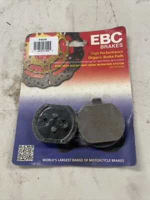 Pastillas de freno EBC Kawasaki KH500 KZ650 KZ750 2 CYL KZ900 KZ1000 FA33 orgánicas  Foto 1 de 2