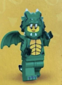 Lego Minifiguren Serie 23 grüner Drache Kostüm **IN HAND*** - Bild 1 von 1