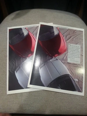 2 1991 Saturn Line Sales Brochure SL1 SC1 SC SL Sedan, plus 1992 Sale Brochure - Image 1 of 4