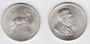 1 Rand Silber Münze Südafrika 1967 Springbock (155775) - Bild 1 von 1