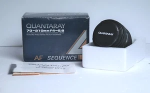 Quantaray 70-210mm F4-5.6 Automatic Focus Zoomobjektiv für Minolta-AF - Bild 1 von 8