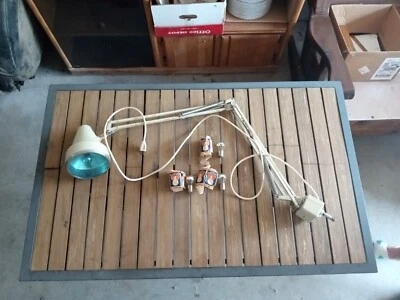 Vintage 1950-1960s Luxo Surgical Lamp Union Made Works Great Rare Design - Image 1 of 4