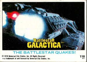 1978 Topps Battlestar Galactica #118 ¡The Battlestar Quakes! ¡Envío gratis! - Imagen 1 de 2