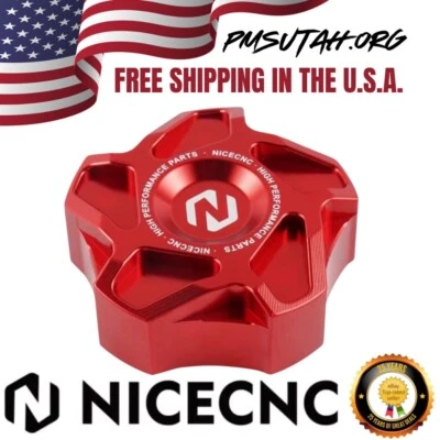 Tapa de gasolina CNC 2016-2021 Polaris Sportsman 450 tapa del tanque de gasolina aluminio rojo Foto 1 de 4