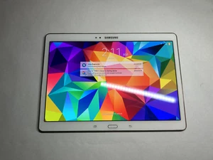 Samsung Galaxy Tab S 10.5 SM-T800 16GB Wi-Fi White Android Tablet Grade B - Picture 1 of 14