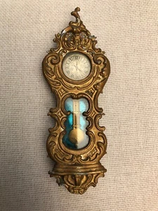 Gerlach Horloge Murale Miniature Maison De Poupée Ancienne - Photo 1/5