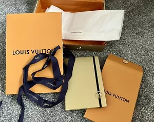 Louis Vuitton diario in pelle dorata quaderno agenda autentico regalo VIP. NUOVO. - Foto 1 di 9