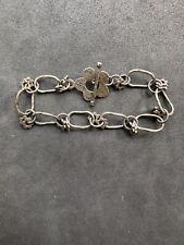 15.4g VTG Silpada Sterling Silver 925 Toggle Chain Bracelet 7.25” Jewelry lot P