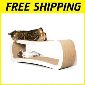 4 Cardboard Scratching Surfaces, 2 Levels, 100% Recyclable - Picture 1 of 10