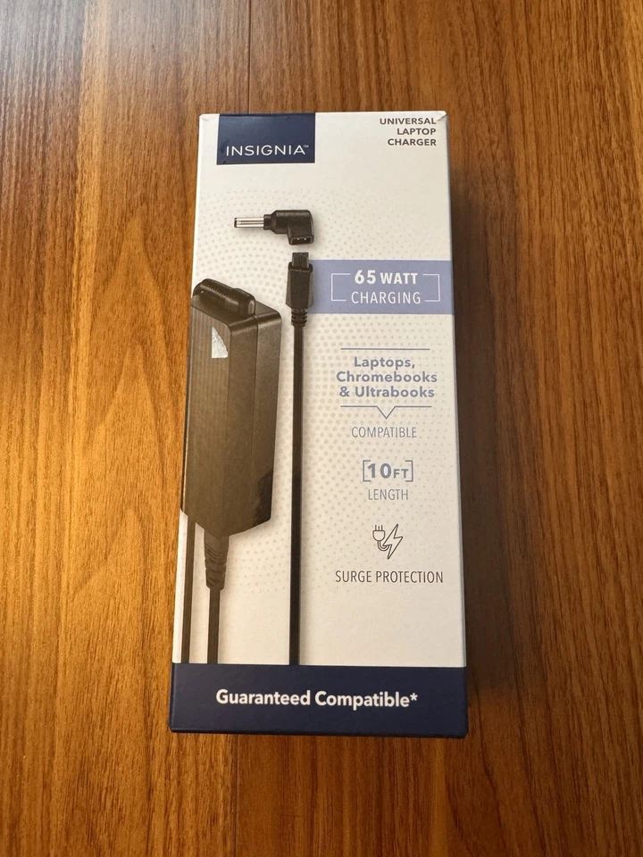 Cargador Universal para Portátil Insignia 65W (CAJA ABIERTA, NUNCA USADO NUEVO) Foto 1 de 1