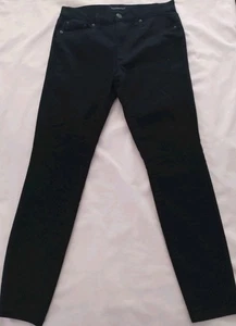EUC DAMEN AEROPOSTALE HIGH RISE JEGGING SCHWARZ SLIM SKINNY STRETCH HOSE 10 LANG - Bild 1 von 13