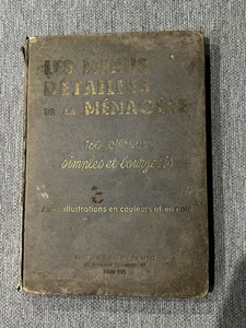 PELLAPRAT 1937 Menus Ménagère 1re Éd. Int  EXCELLENT Illustrations Couleurs RARE - Photo 1/12