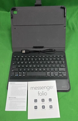 Funda Teclado Folio Mensajero ZAGG para iPad 9.7" NUEVA (E1) Foto 1 de 4