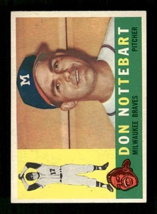 1960 Topps Set Break #351 Don Nottebart Como Nuevo *BNCARDS* - Imagen 1 de 2