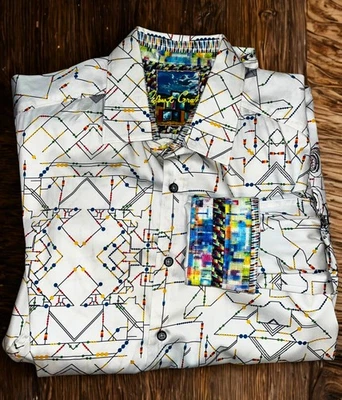 Robert Graham “Short Circuit” Classic Fit Shirt Men’s L NWOT (Rare Collectible) - Image 1 of 4