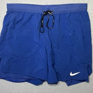 Pantalones Cortos de Correr Nike Para Hombre Medianos Azul Ligeros Forrados Dri Fit Flex Stride 6" - Imagen 1 de 8