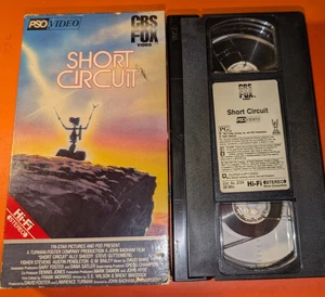 Short Circuit VHS CBS FOX 1986 80s Sci-Fi Robot Vintage Hi-Fi PSO Video Vtg - Picture 1 of 2