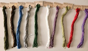 10 Skeins ~ WEEKS DYE WORKS PEARL COTTON #5 ~ Hand Dyed Thread GRP. 1 - Picture 1 of 1