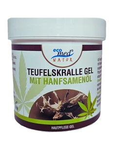 ECO-MED Teufelskralle Gel mit reinem Hanfsamenöl 250 ml - Imagen 1 de 4