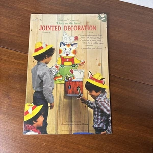 Vintage 1978 Richard Scarry's Down On The Farm Jointed Decoration 33" New Old Stock - Bild 1 von 7