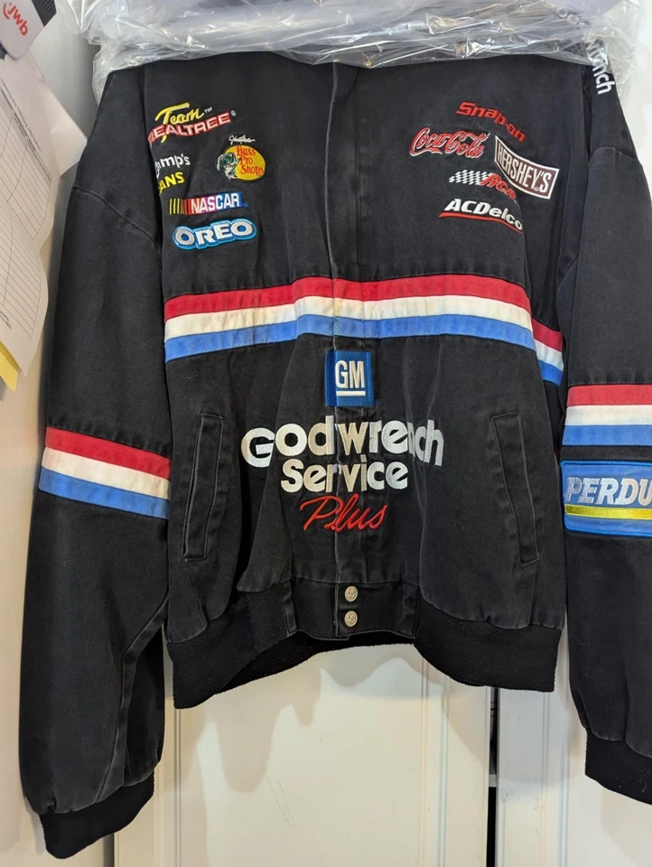 Jaqueta uniforme Dale Earnhardt Sr #3 Goodwrench tamanho 3x perseguição limpeza a seco - Imagem 1 de 2