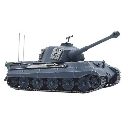 1:72 Alloy WWII German Berlin 1945 Tiger II Tank Military Model Xmas Gift - Image 1 of 4