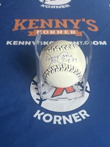 New York Yankee Perfect Game David Cone Autographed Yankee Stadium Logo Ball JSA - Picture 1 of 6