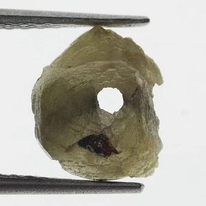 Diamantes sueltos naturales perforados 0,61 C.T.W diamantes crudos ásperos sin cortar - Imagen 1 de 2