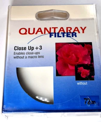 72mm Close Up +3 Macro Glass Lens filter Japan Coated 72 mm E72 Quantaray - Image 1 of 4